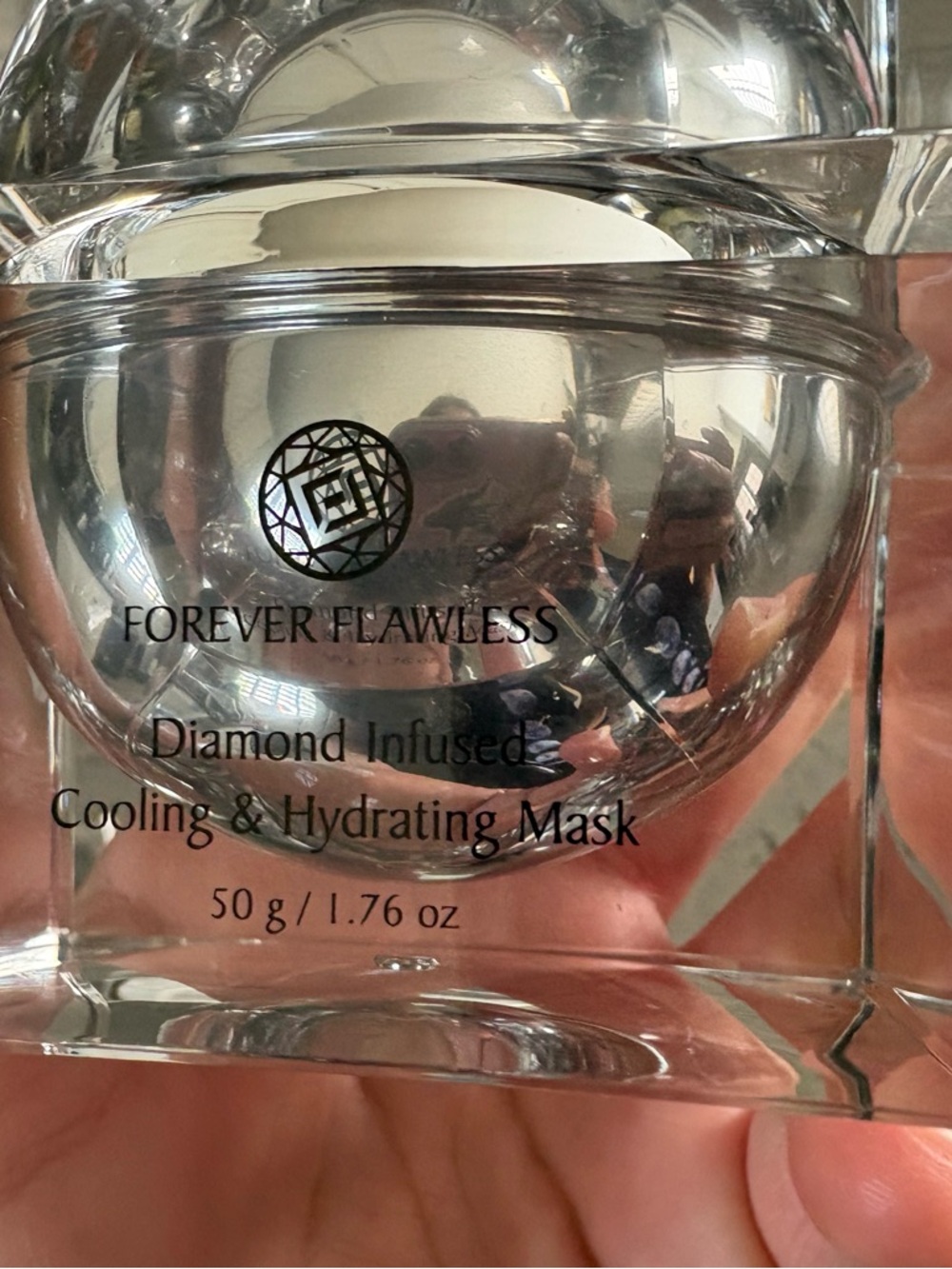 Forever Flawless Diamond Infused Cooling & Hydrating Mask - Silver